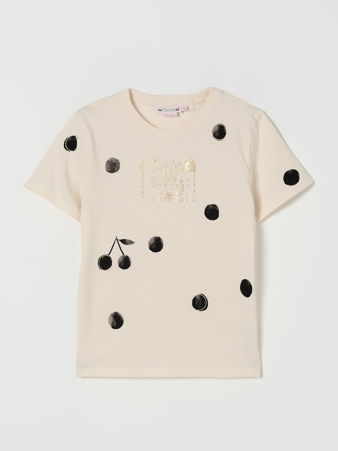 BONPOINT T-SHIRT: T-shirt kids Bonpoint, White - Img 1