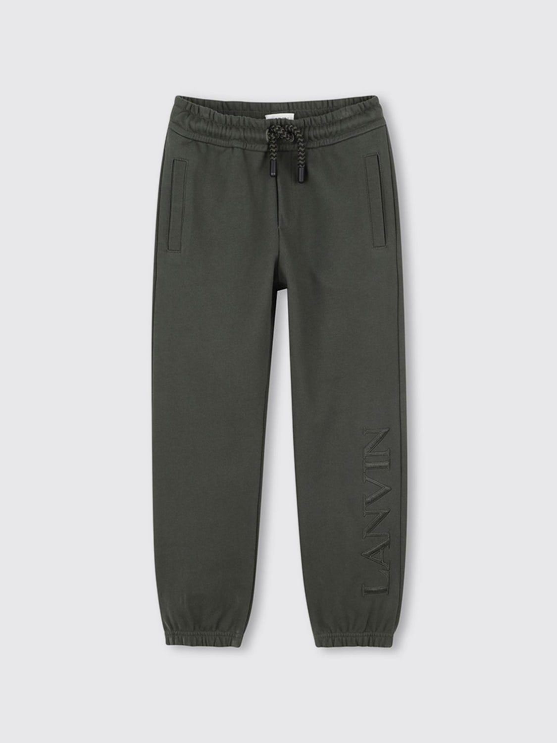 LANVIN PANTS: Pants kids Lanvin, Green - Img 1