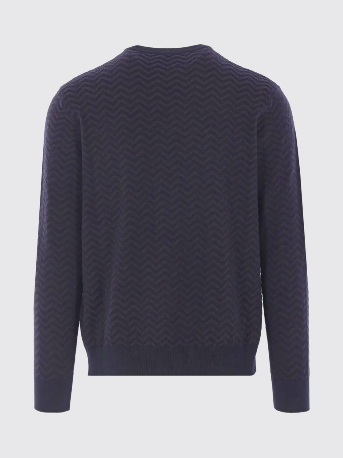 GIORGIO ARMANI SWEATER: Sweatshirt men Giorgio Armani, Blue - Img 3