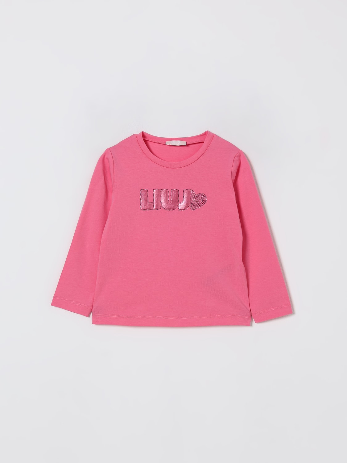 LIU JO T-SHIRT: T-shirt kinder Liu Jo, Cyclamen - Img 1