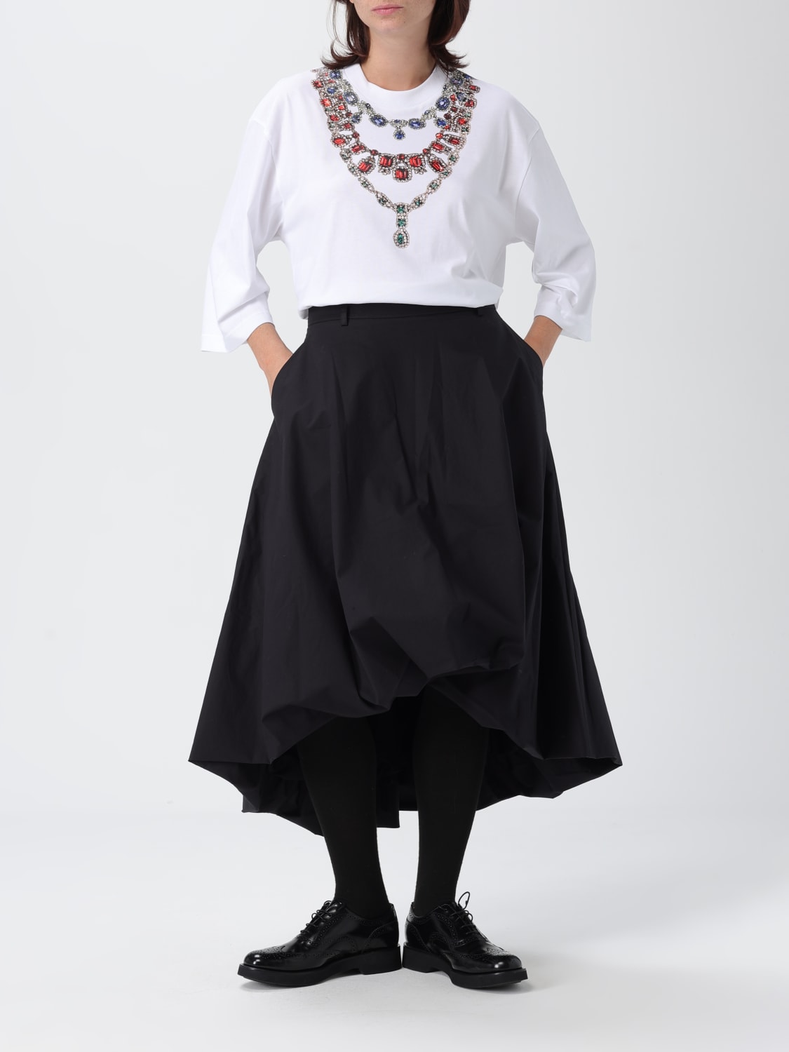 MOSCHINO COUTURE FALDA: Falda mujer Moschino Couture, Negro - Img 2