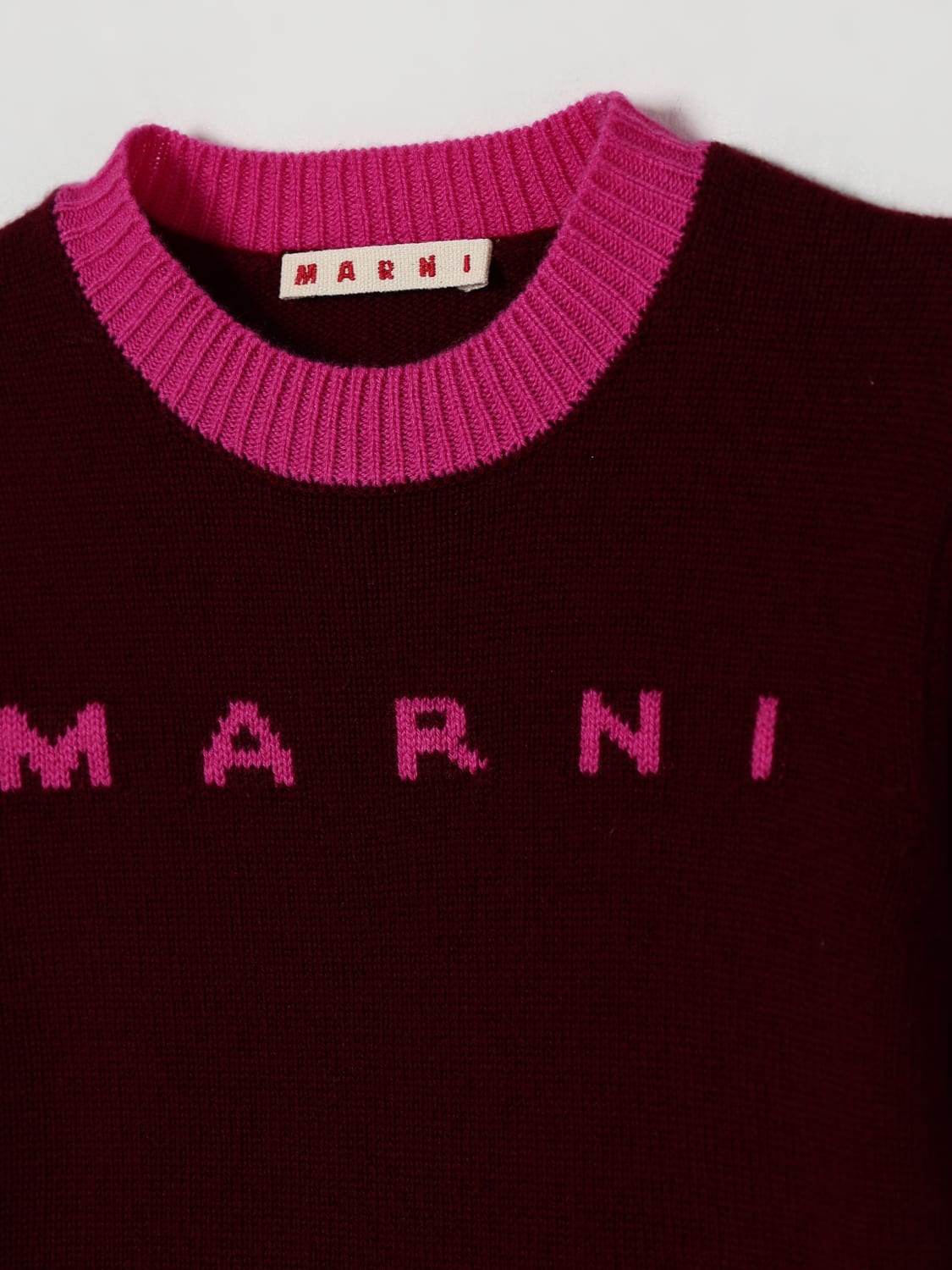 MARNI 드레스: 드레스 남아 Marni, 버건디 - Img 3