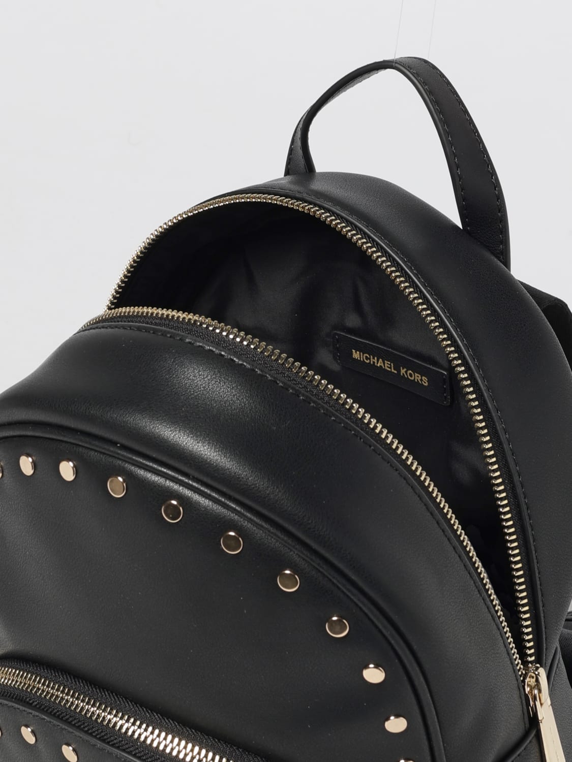 MICHAEL KORS DUFFEL BAG: Michael Kors backpack, Black - Img 4