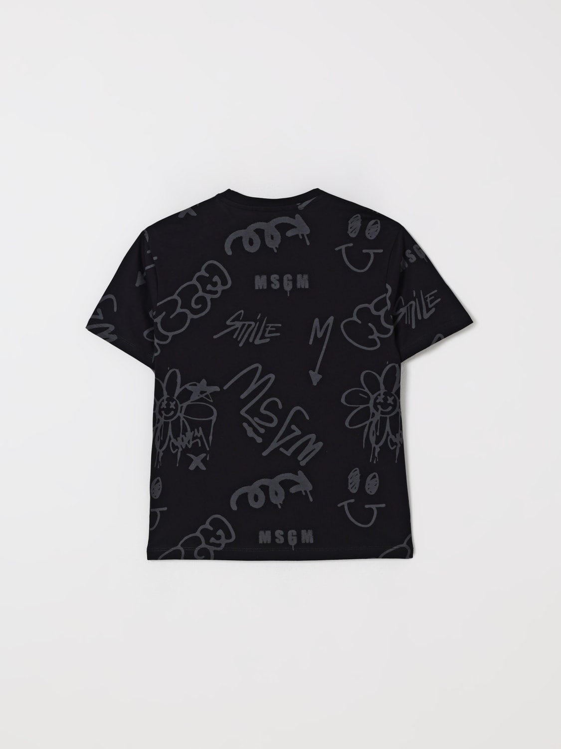 MSGM KIDS T-SHIRT: T-shirt kids MSGM Kids, Black - Img 2
