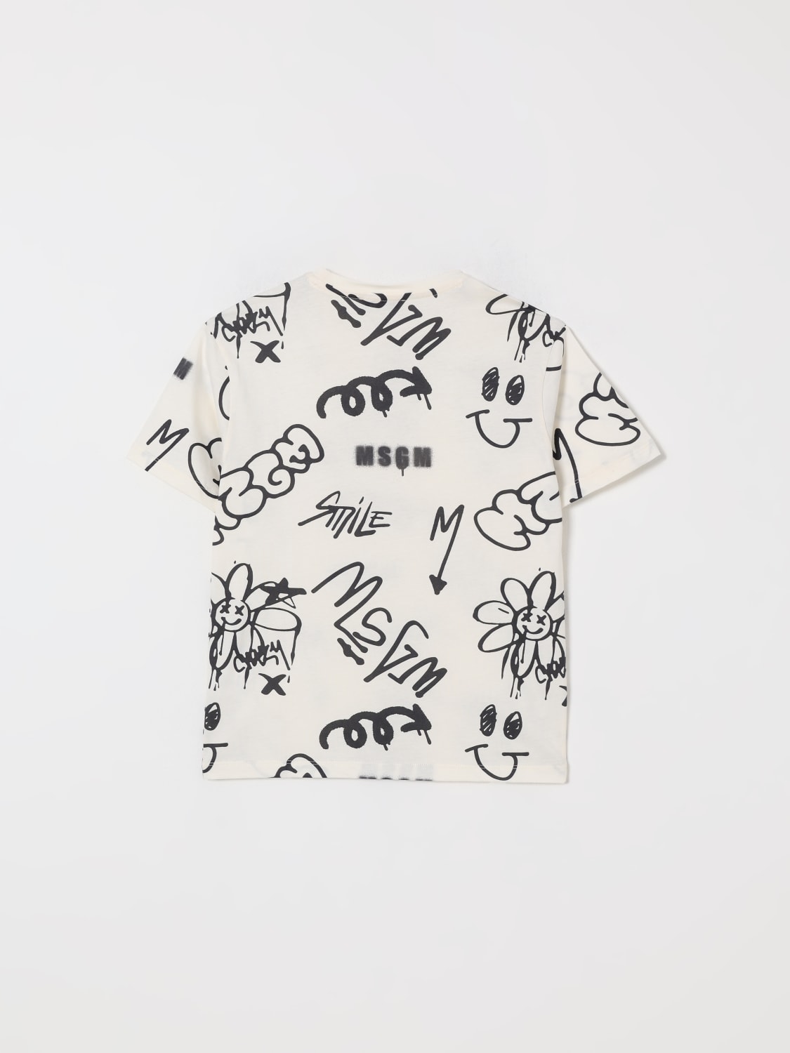 MSGM KIDS CAMISETA: Camiseta niños MSGM Kids, Crema - Img 2