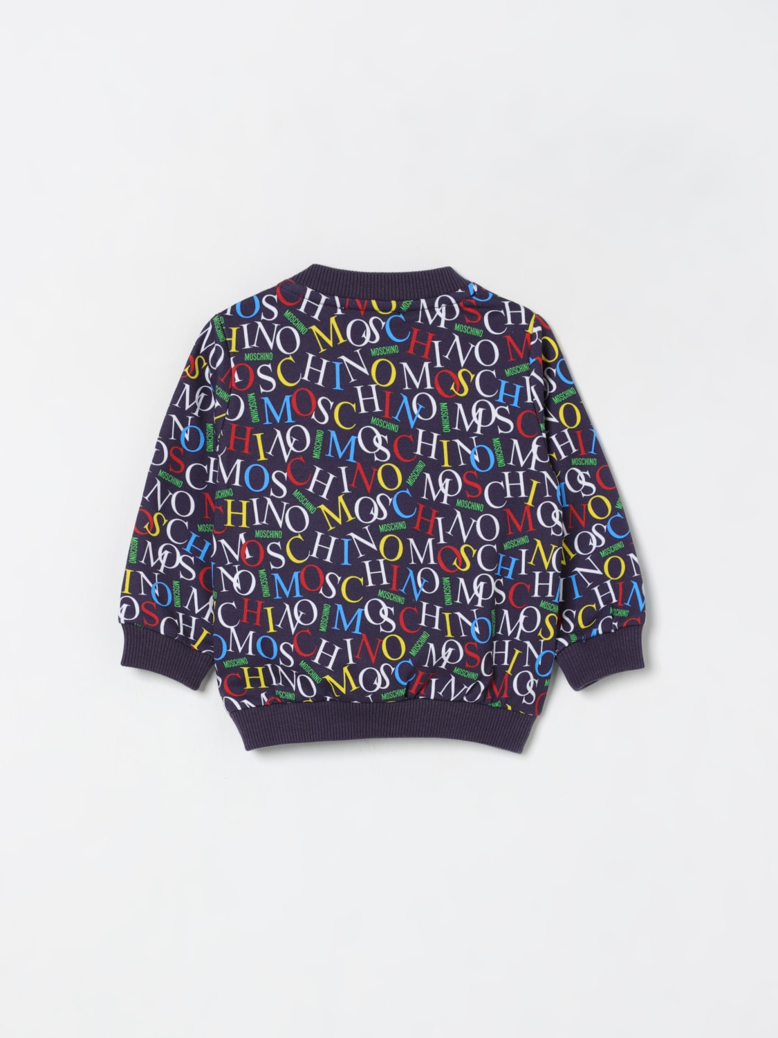 MOSCHINO SWEATER: Sweater kids Moschino, Blue - Img 2