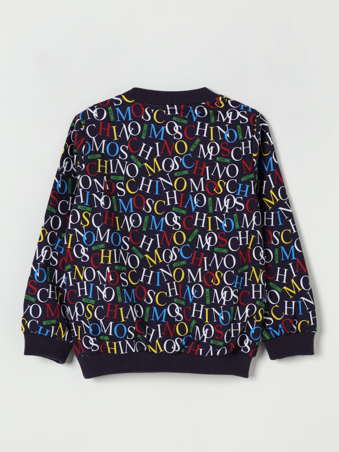 MOSCHINO SWEATER: Sweater kids Moschino, Navy - Img 2