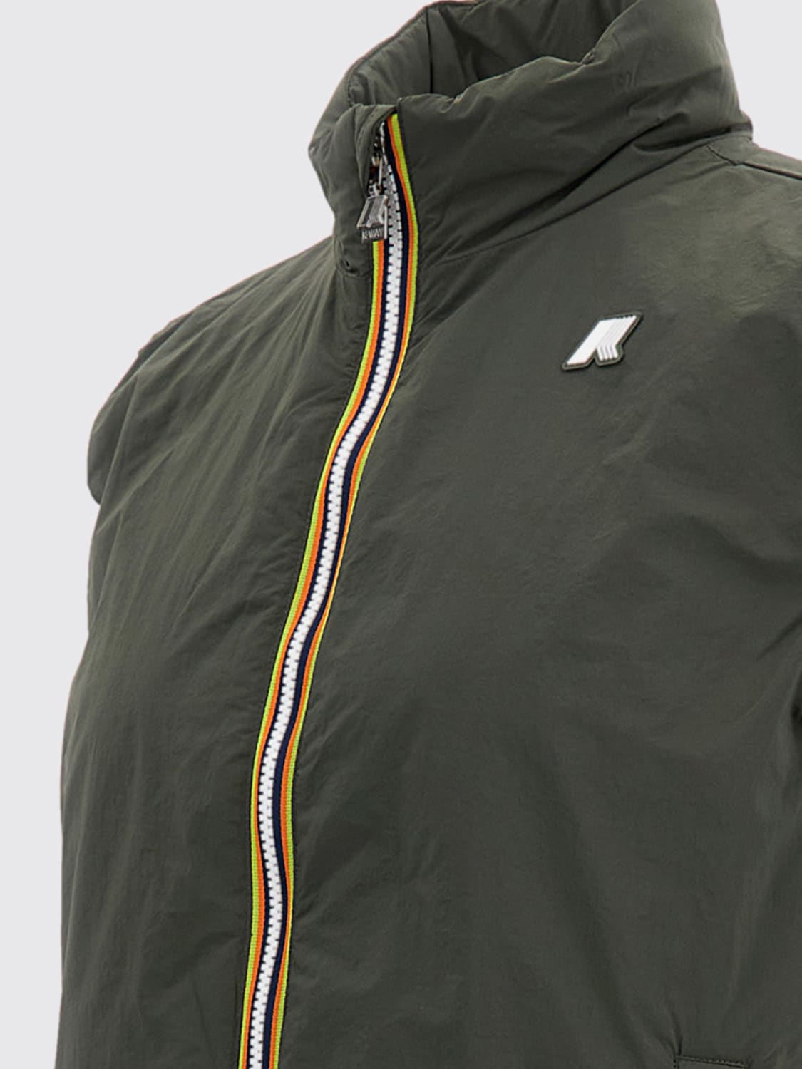 K-WAY SUIT VEST: Jacket men K-way, Green - Img 3