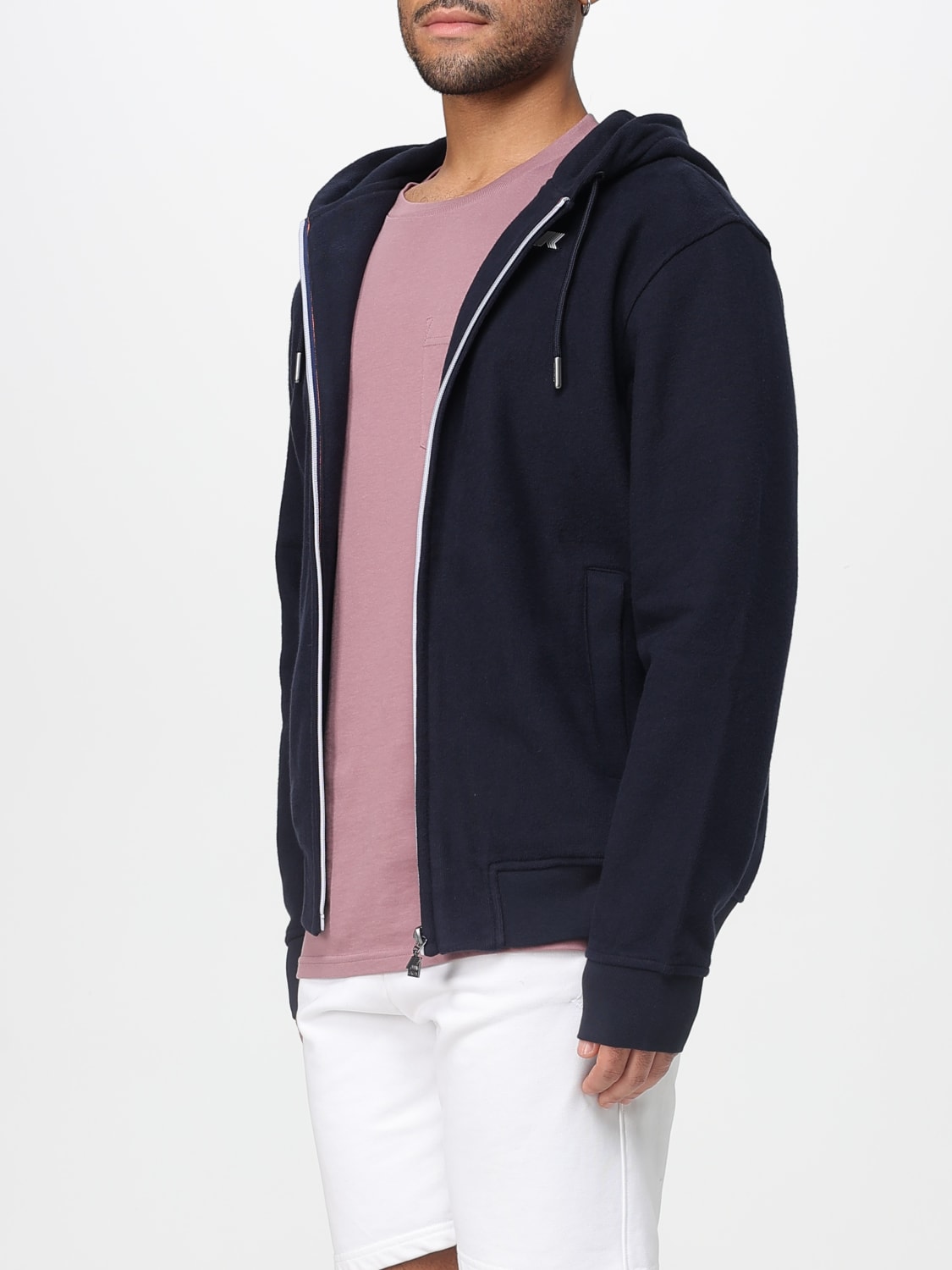 K-WAY SWEATSHIRT: Sweatshirt men K-way, Blue - Img 3