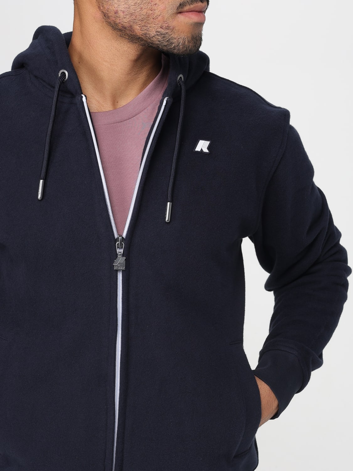 K-WAY SWEATSHIRT: Sweatshirt men K-way, Blue - Img 4