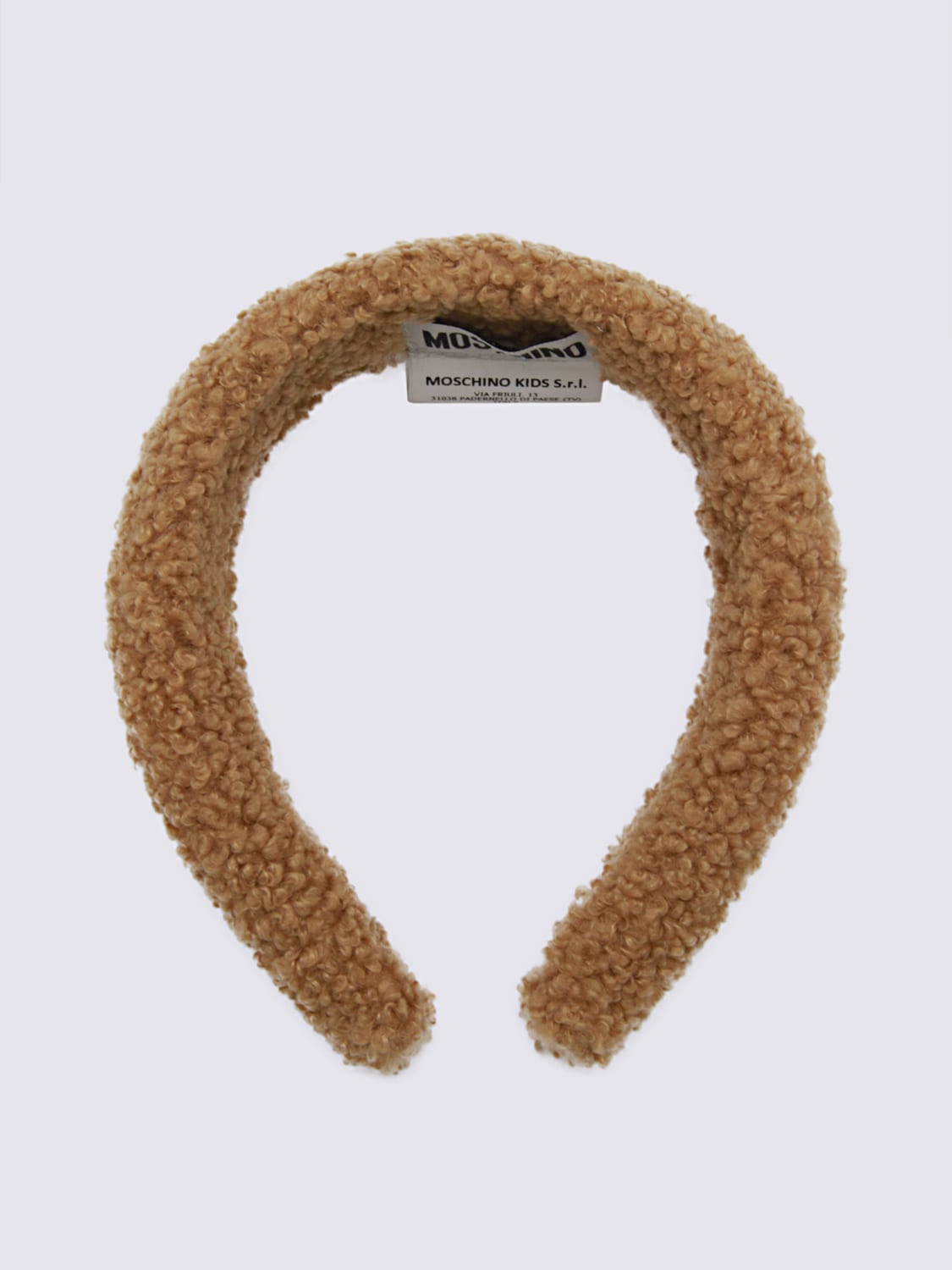 MOSCHINO HAIRBAND: Hairband kids Moschino, Brown - Img 1