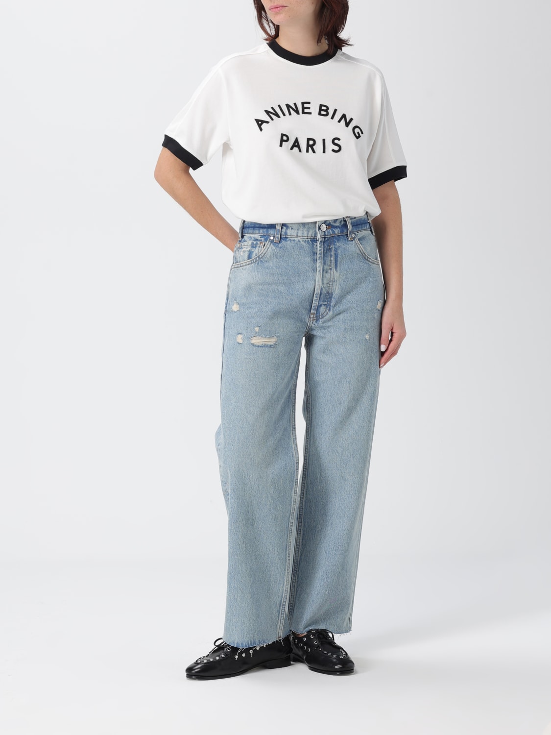 ANINE BING VAQUEROS: Vaquero mujer Anine Bing, Azul Oscuro - Img 2