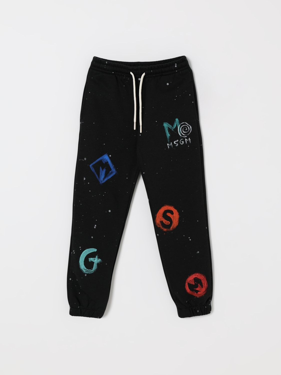 MSGM KIDS PANTS: Pants kids MSGM Kids, Black - Img 1