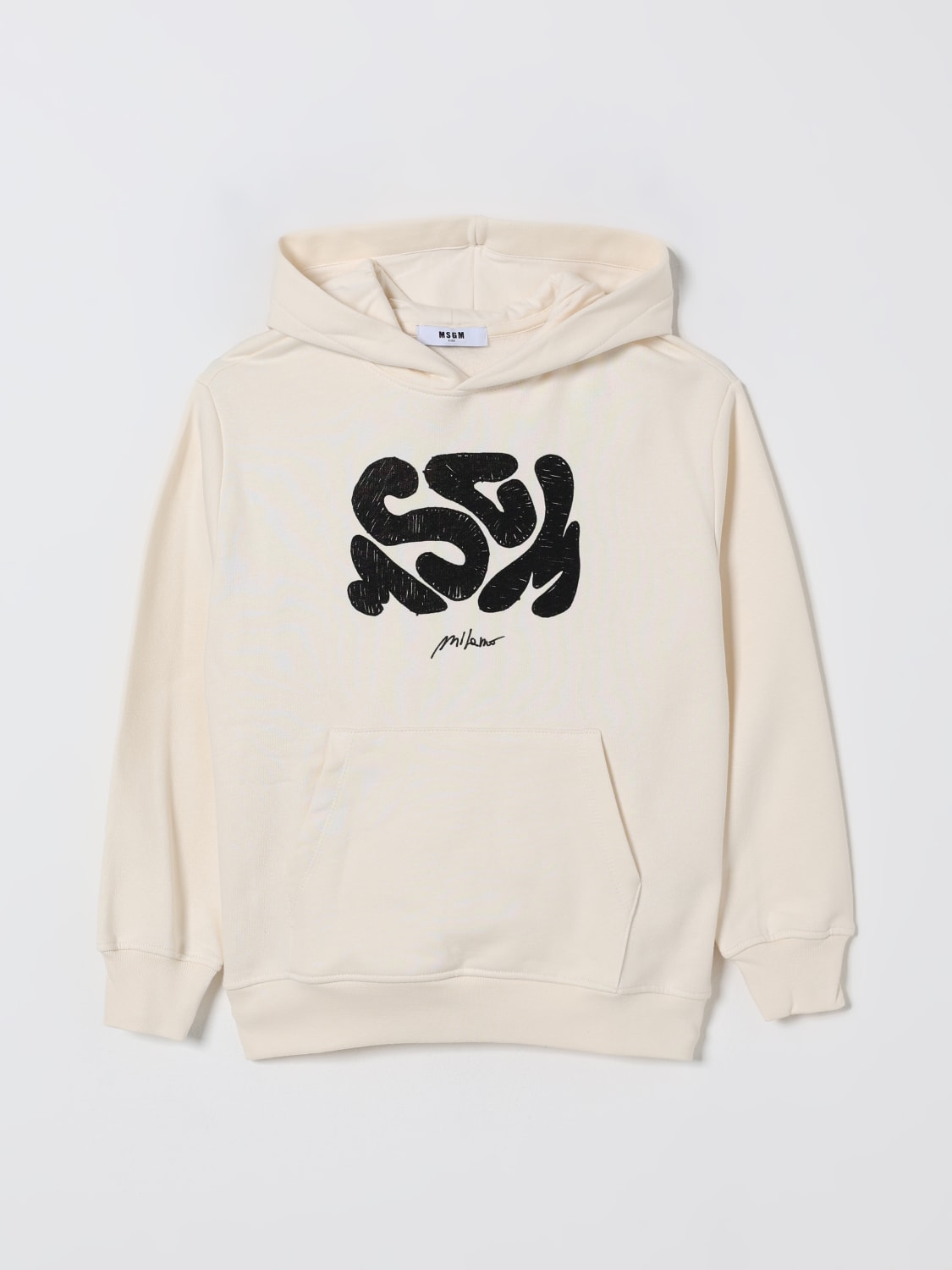 MSGM KIDS SWEATER: Sweater kids MSGM Kids, Cream - Img 1