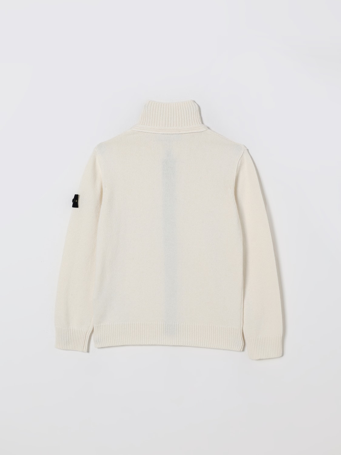 STONE ISLAND JUNIOR PULLOVER: Pullover kinder Stone Island Junior, Weiß - Img 2