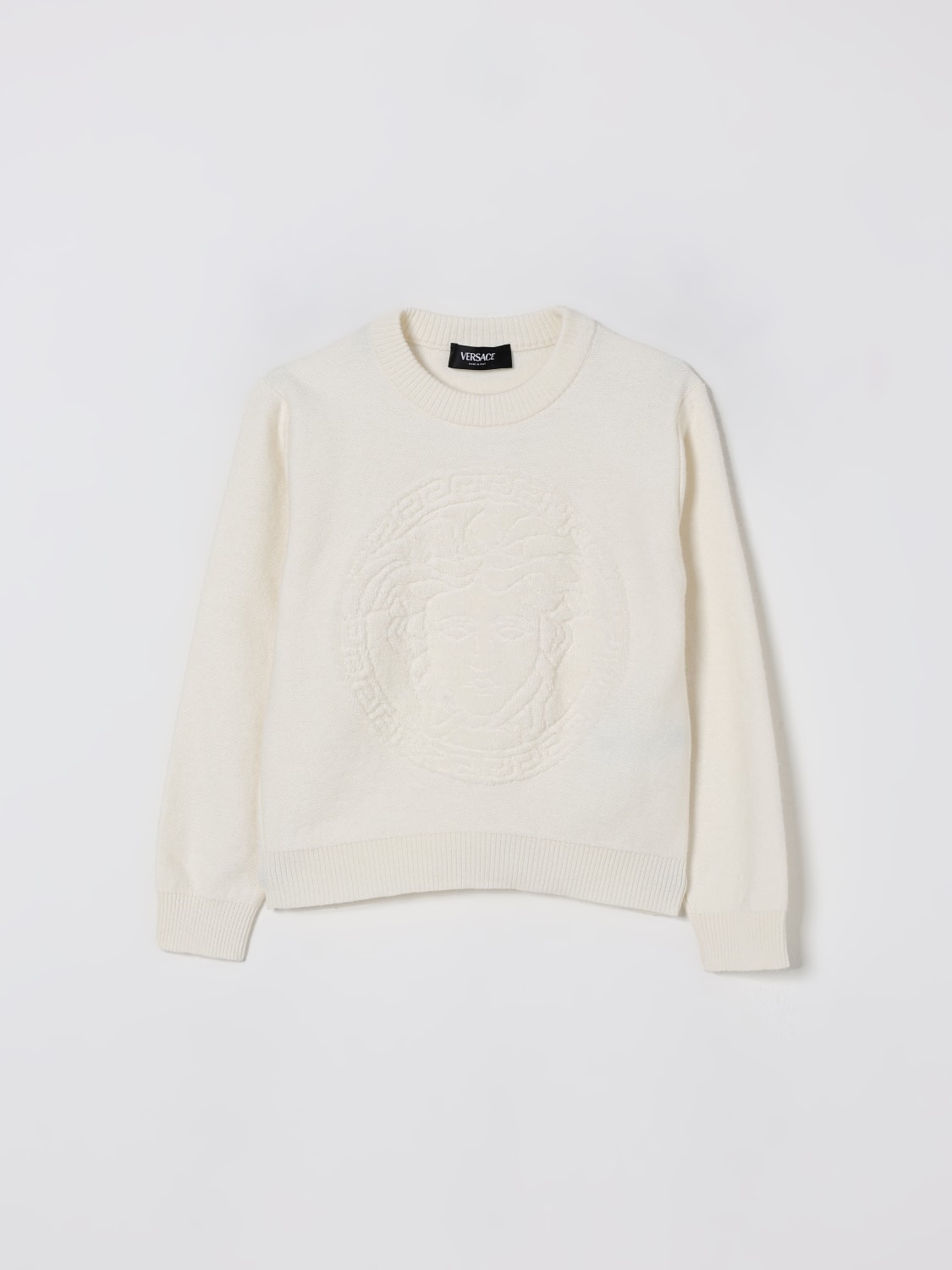 VERSACE SWEATER: Sweater kids Versace, White - Img 1