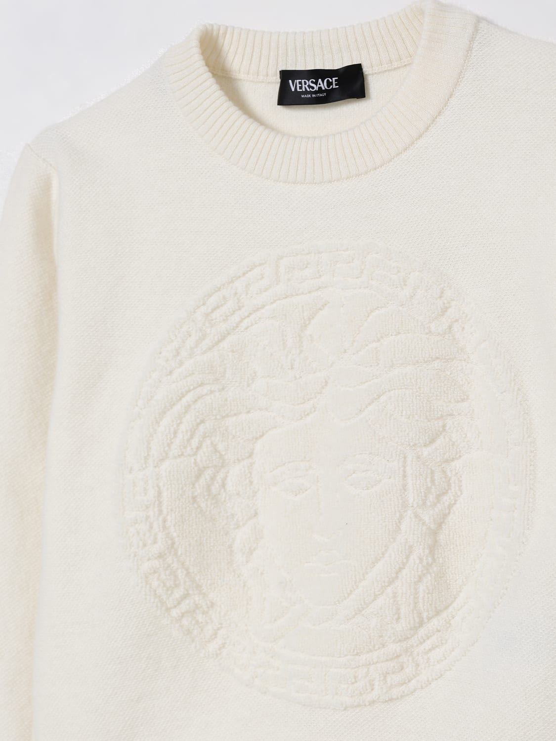 VERSACE SWEATER: Sweater kids Versace, White - Img 3