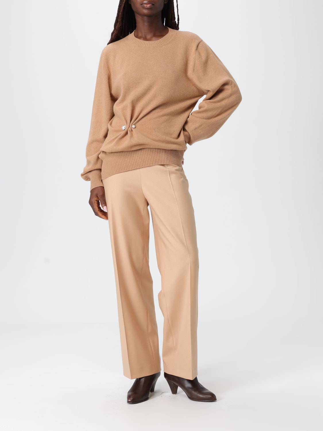 ALBERTA FERRETTI PULLOVER: Pullover damen Alberta Ferretti, Braun - Img 2