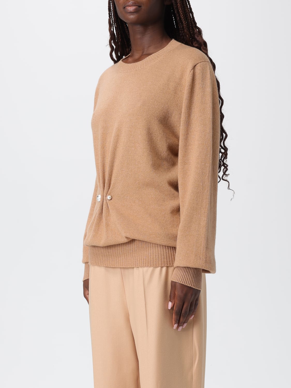 ALBERTA FERRETTI PULLOVER: Pullover damen Alberta Ferretti, Braun - Img 4