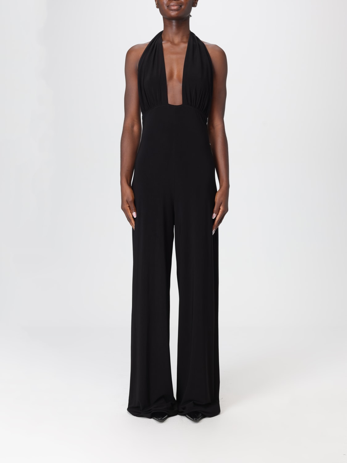 NORMA KAMALI MONO: Pantalón mujer Norma Kamali, Negro - Img 1