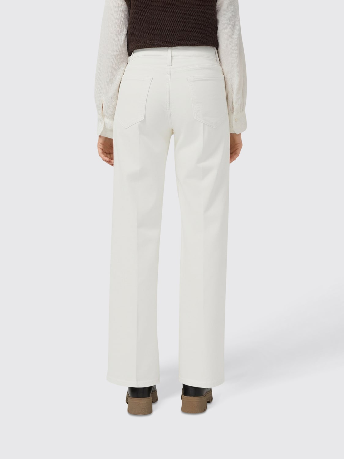 MOTHER JEANS: Jeans woman Mother, Cream - Img 2