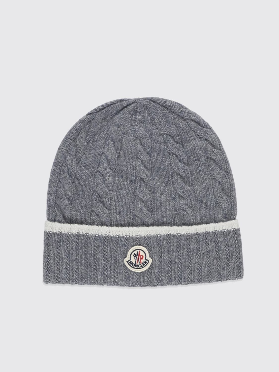 MONCLER CHAPEAU: Chapeau enfant Moncler, Gris - Img 1