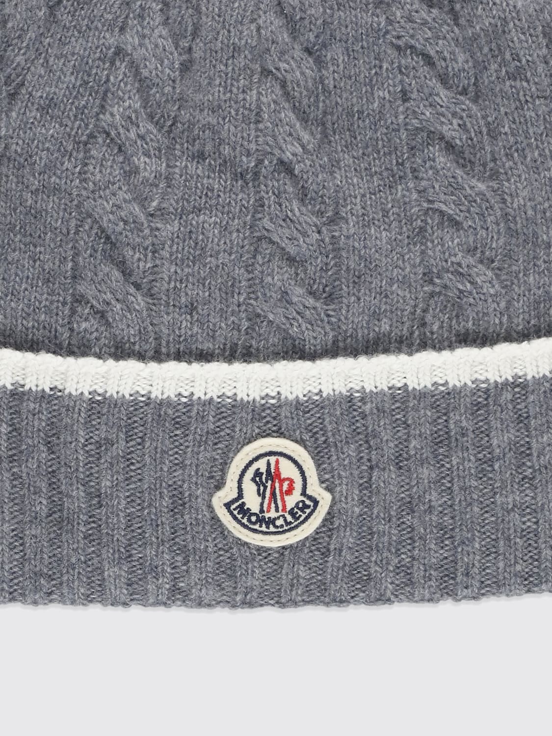 MONCLER CHAPEAU: Chapeau enfant Moncler, Gris - Img 3