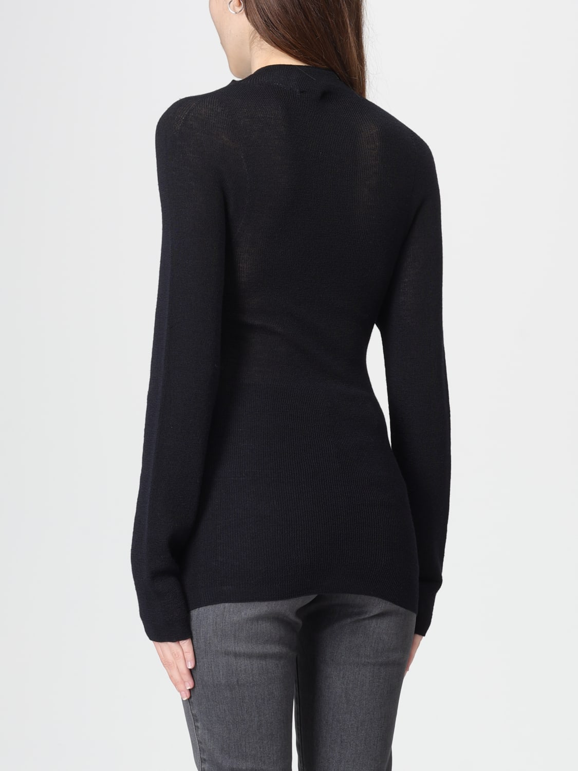 EMPORIO ARMANI SWEATER: Sweater woman Emporio Armani, Black - Img 2