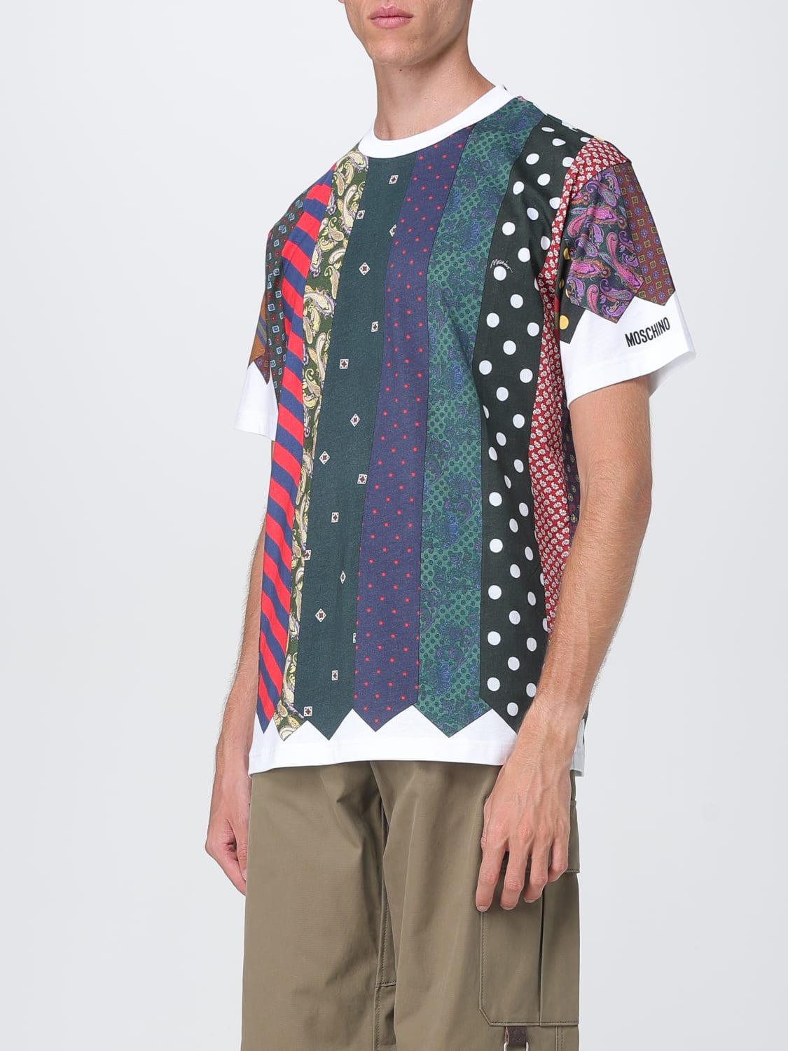 MOSCHINO COUTURE T-SHIRT: T-shirt men Moschino Couture, Multicolor - Img 4