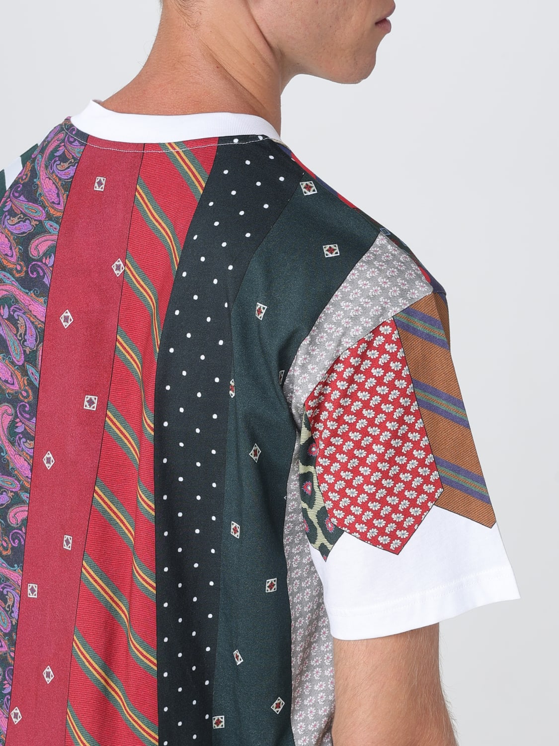 MOSCHINO COUTURE T-SHIRT: T-shirt men Moschino Couture, Multicolor - Img 5