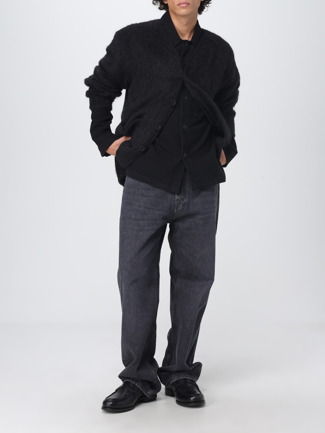 OUR LEGACY PULLOVER: Strickjacke herren Our Legacy, Denim - Img 2