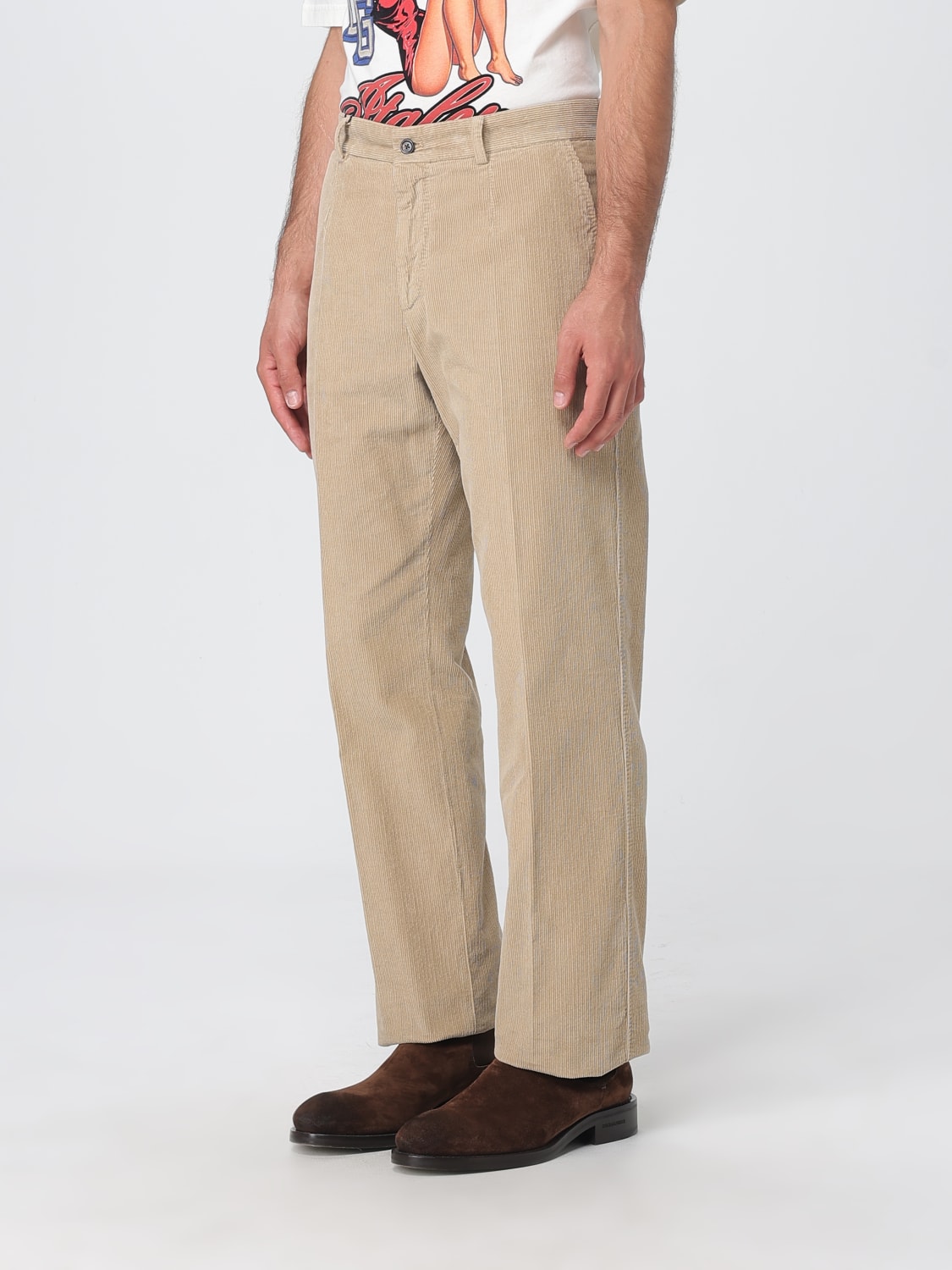 DOLCE & GABBANA PANTS: Pants men Dolce & Gabbana, Beige - Img 4