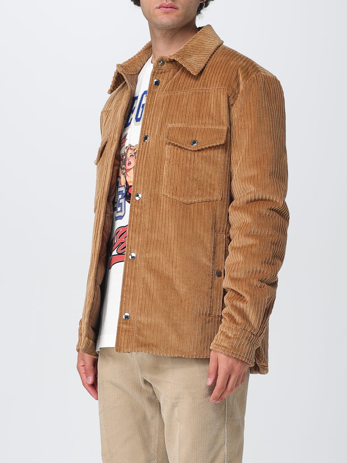 DOLCE & GABBANA ジャケット: ジャケット メンズ Dolce & Gabbana, ベージュ - Img 4