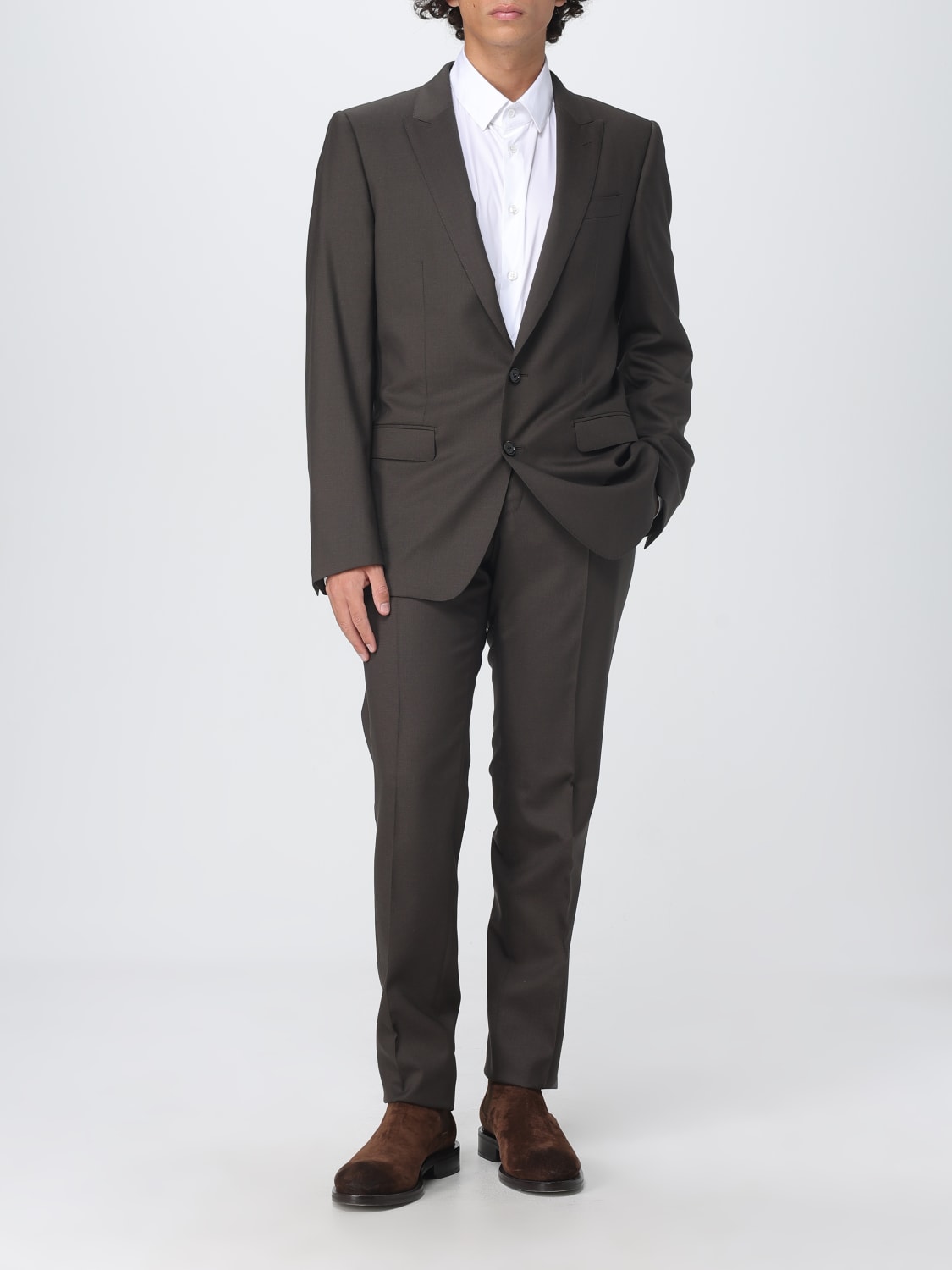 DOLCE & GABBANA SUIT: Suit men Dolce & Gabbana, Brown - Img 2