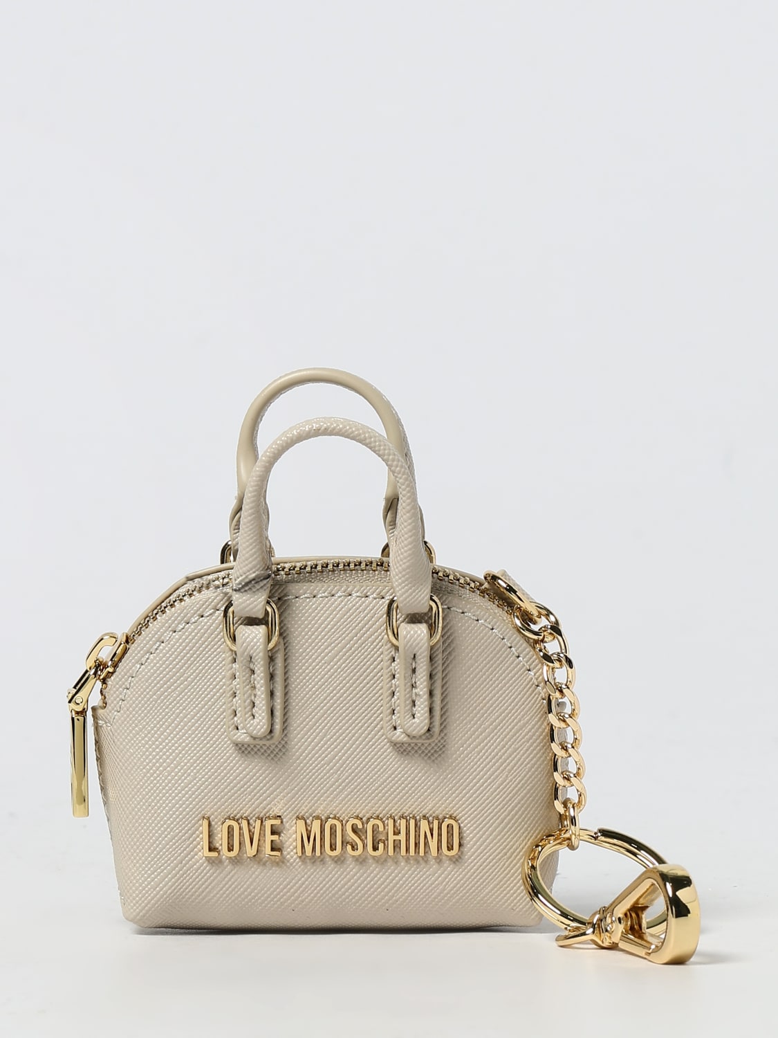 LOVE MOSCHINO LLAVERO: Llavero mujer Love Moschino, Marfil - Img 1