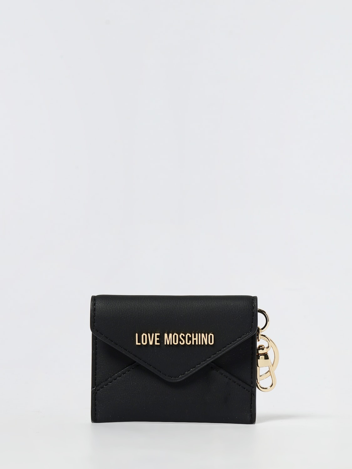LOVE MOSCHINO WALLET: Clutch woman Love Moschino, Black - Img 1