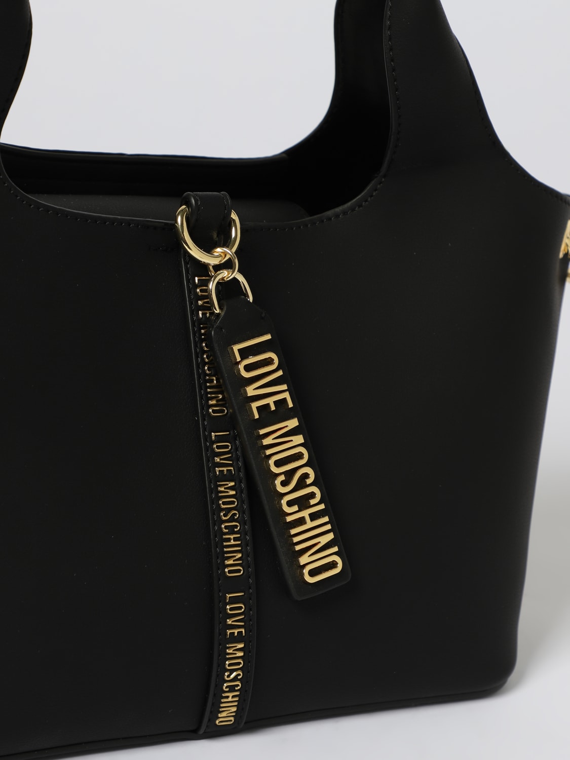 LOVE MOSCHINO HANDTASCHE: Handtasche damen Love Moschino, Schwarz - Img 3