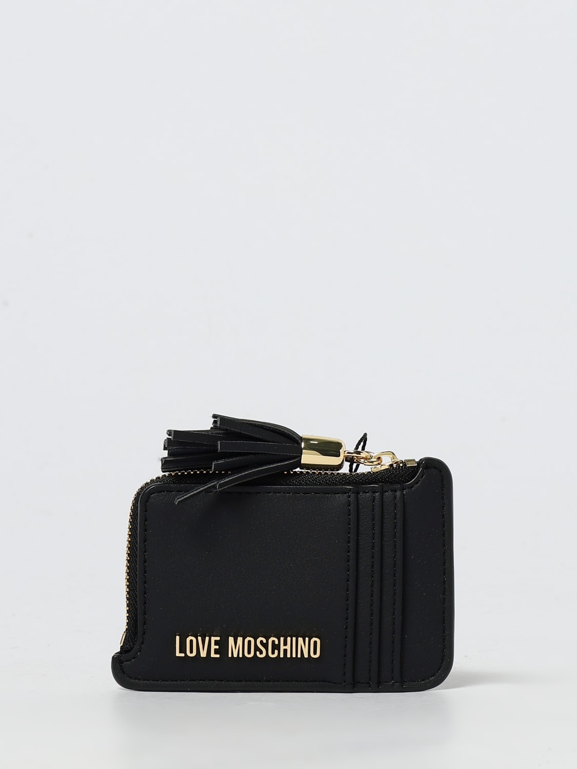LOVE MOSCHINO WALLET: Clutch woman Love Moschino, Black - Img 1