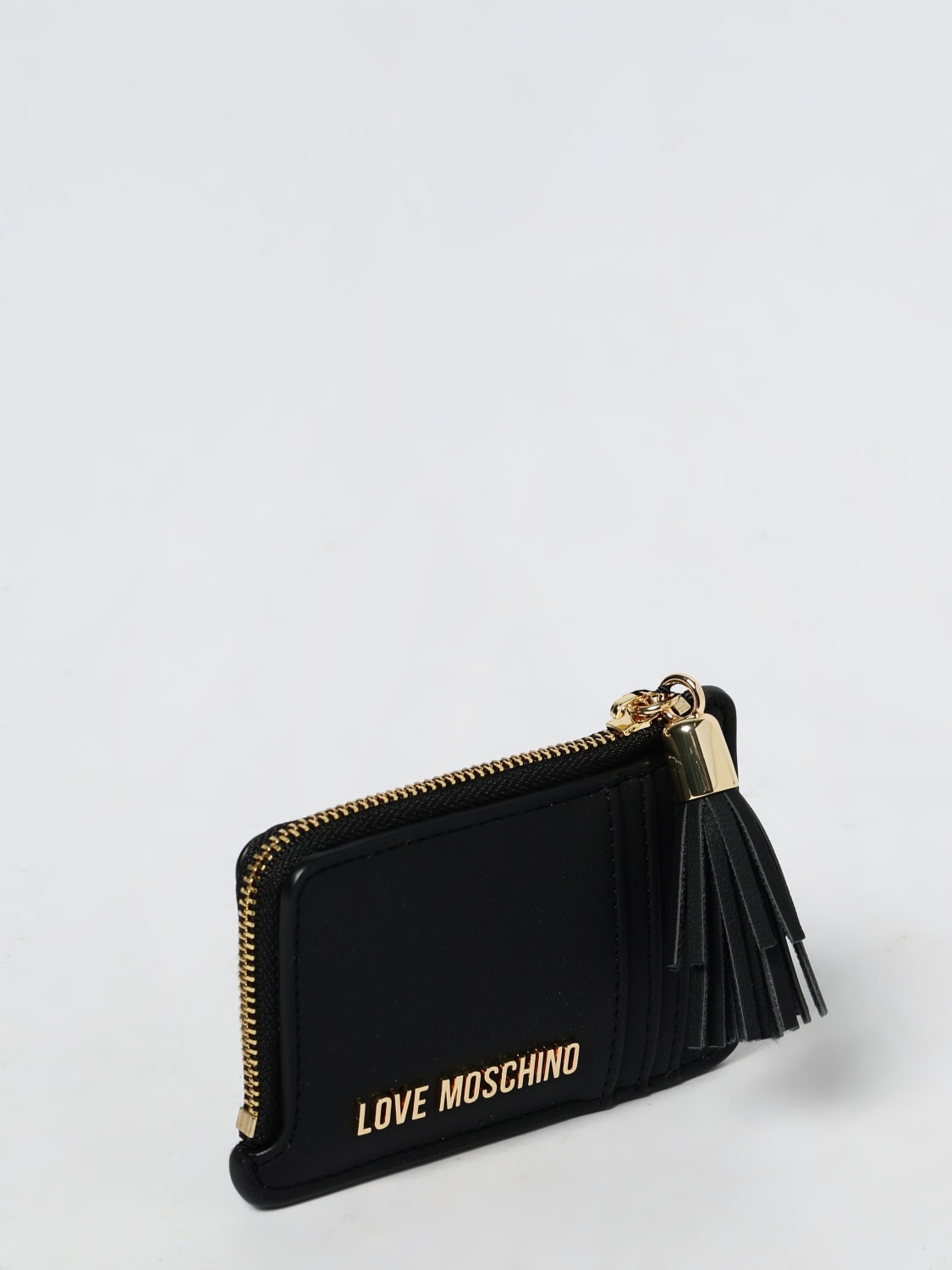 LOVE MOSCHINO WALLET: Clutch woman Love Moschino, Black - Img 3