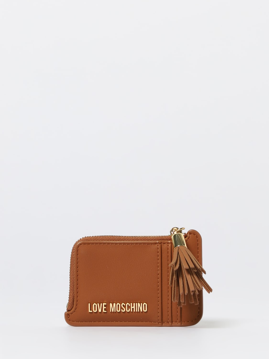LOVE MOSCHINO WALLET: Clutch woman Love Moschino, Earth - Img 1