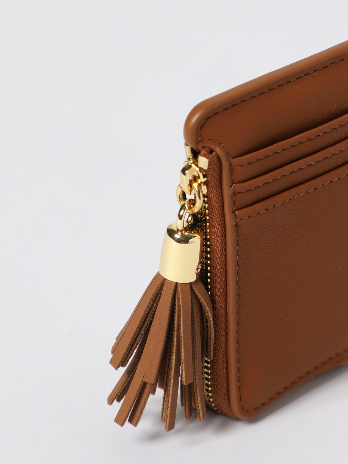 LOVE MOSCHINO WALLET: Clutch woman Love Moschino, Earth - Img 3