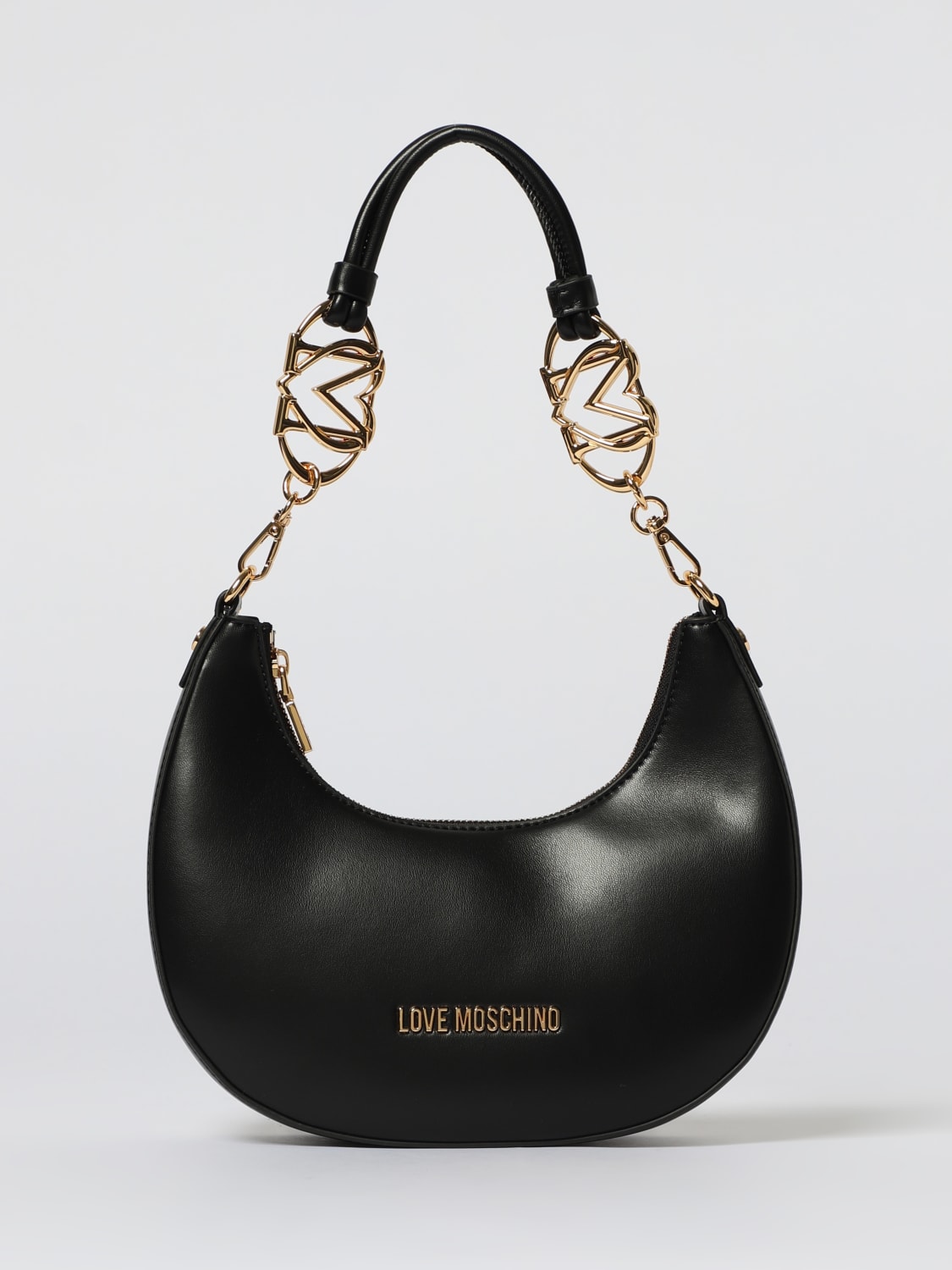 LOVE MOSCHINO SCHULTERTASCHE: Handtasche damen Love Moschino, Schwarz - Img 1