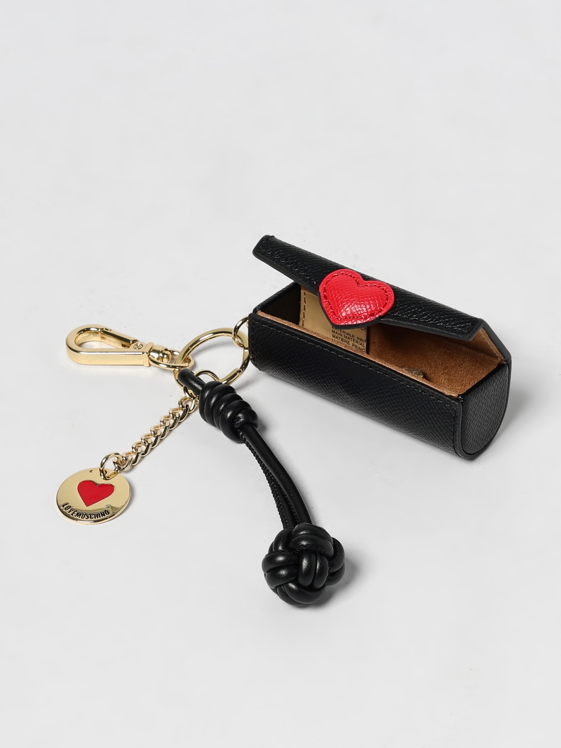 LOVE MOSCHINO SCHLÜSSELANHÄNGER: Schlüsselanhänger damen Love Moschino, Schwarz - Img 2