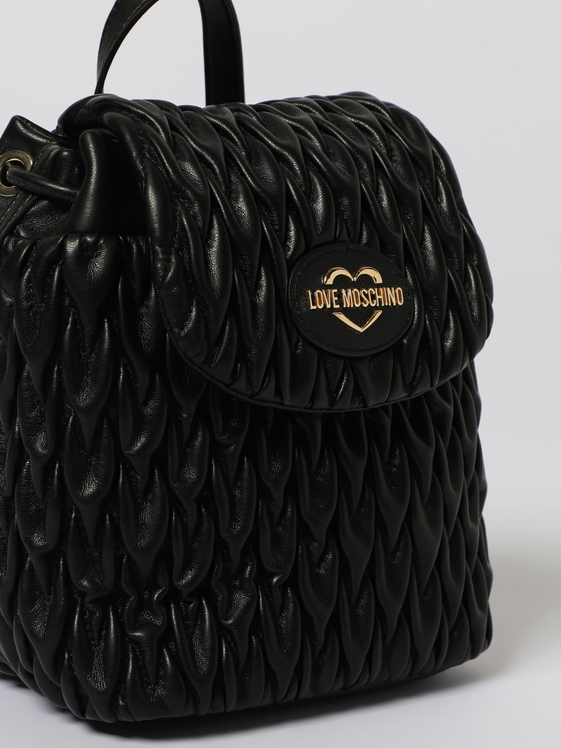 LOVE MOSCHINO BACKPACK: Backpack woman Love Moschino, Black - Img 3