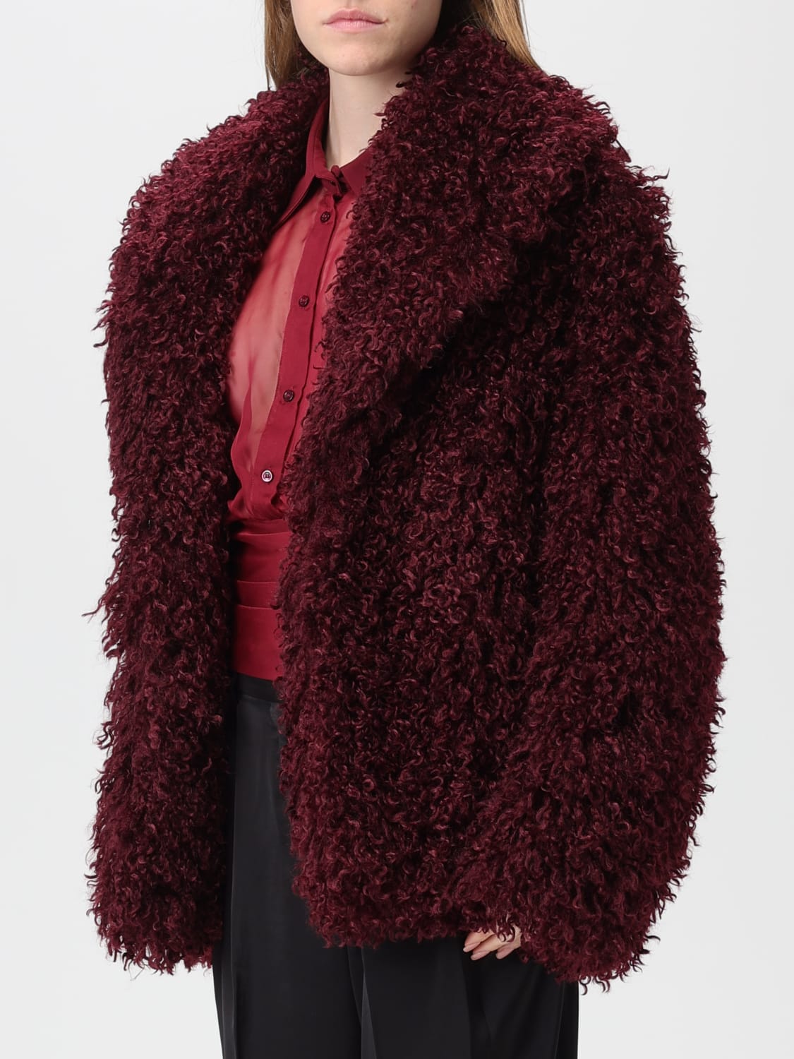 ANIYE BY PELZMANTEL: Pelzmantel damen Aniye By, Violett - Img 3