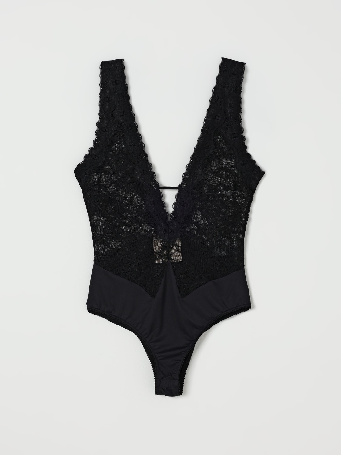 ANIYE BY TOP: Top a body Aniye by in pizzo , Nero - Img 2