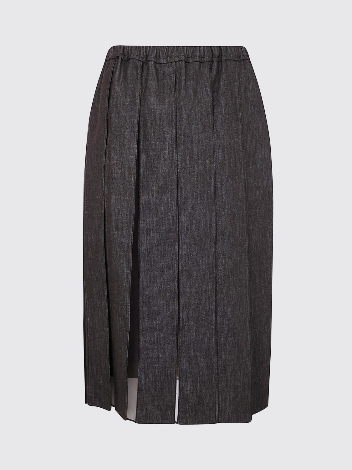 BRUNELLO CUCINELLI SKIRT: Skirt woman Brunello Cucinelli, Brown - Img 1