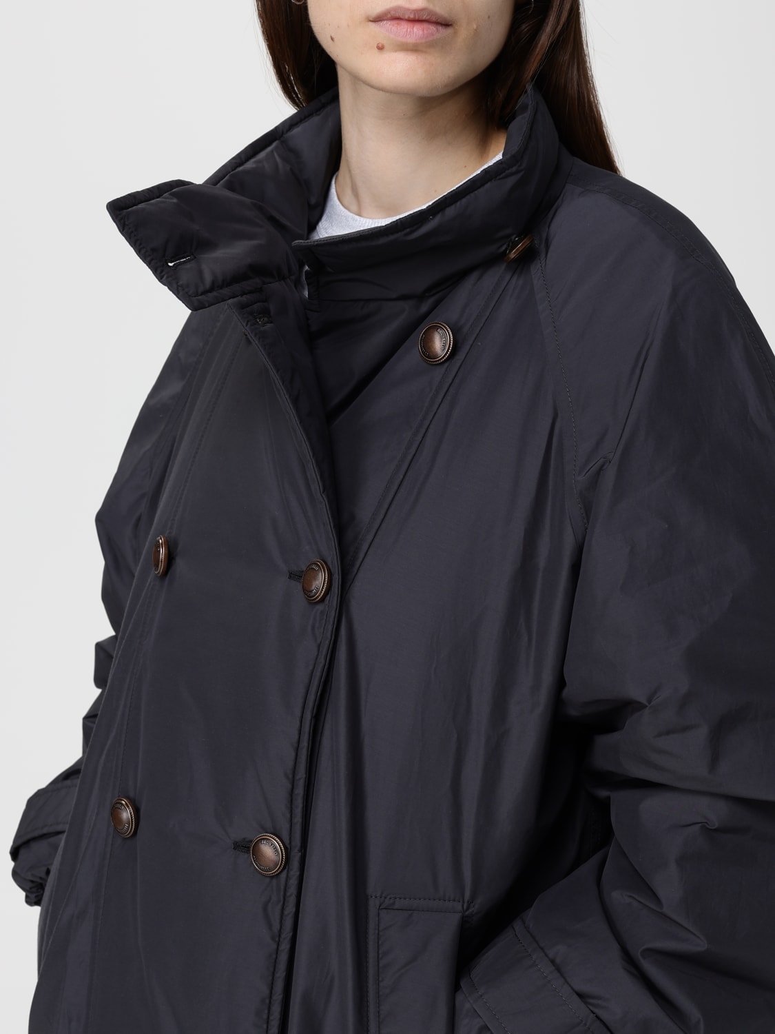 BRUNELLO CUCINELLI VESTE: Veste femme Brunello Cucinelli, Gris - Img 5