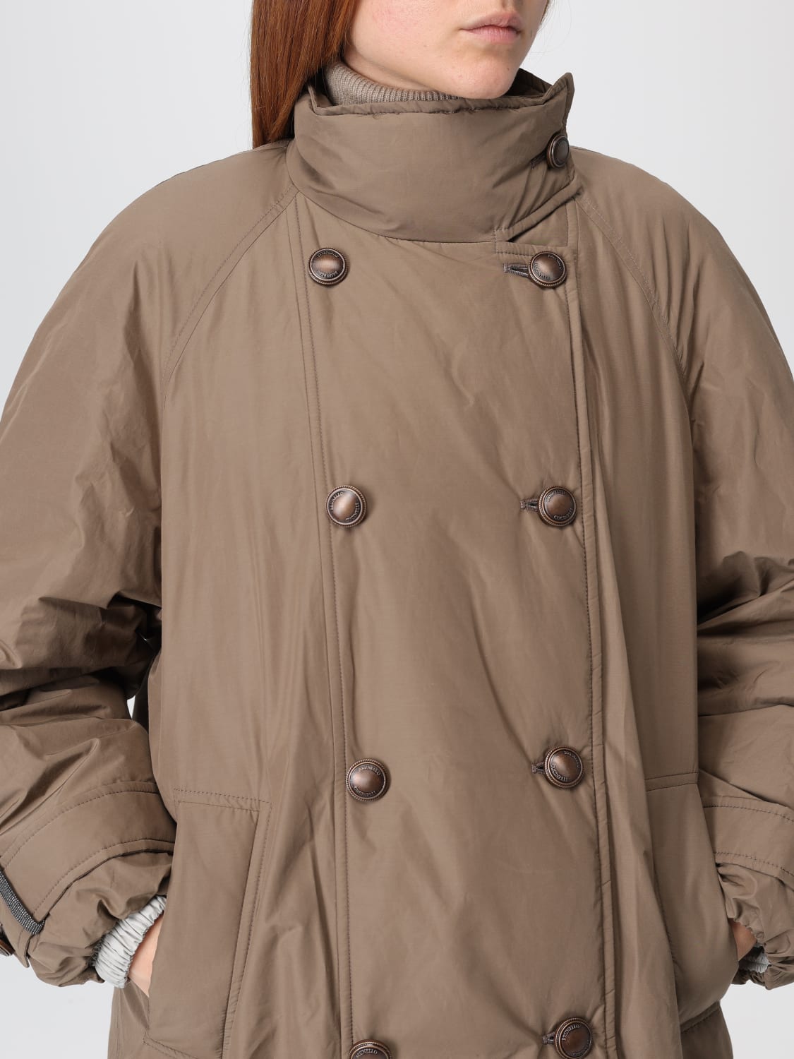 BRUNELLO CUCINELLI VESTE: Veste femme Brunello Cucinelli, Beige - Img 5