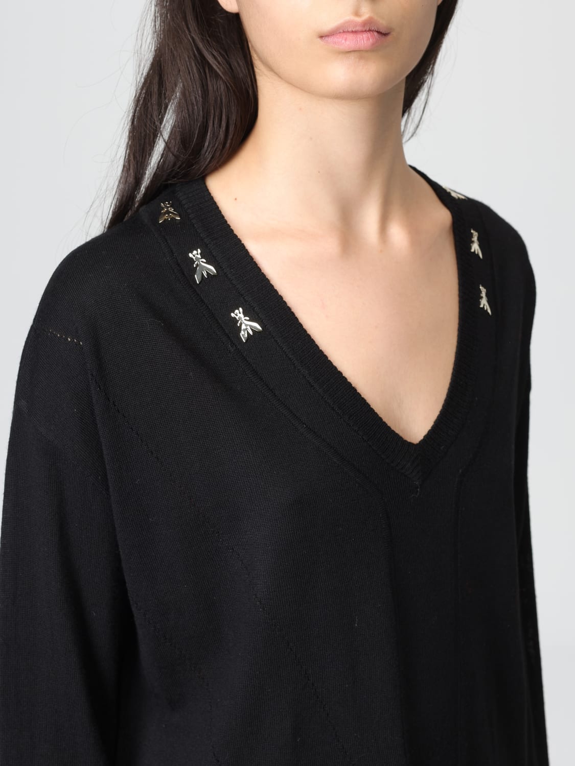 PATRIZIA PEPE PULLOVER: Pullover damen Patrizia Pepe, Schwarz - Img 3